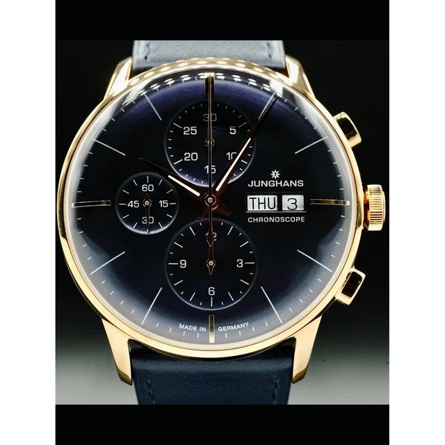 Junghans Meister Chronoscope English Date 027/7024.03 210000030562 kol saati