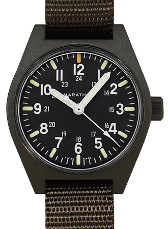 Marathon GPQ NGM Sage Green Quartz Ref. WW194009SG-9101 WW194009SG-9101/MA/NOS kol saati
