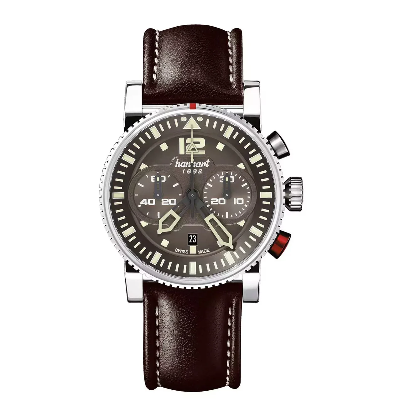 Hanhart Primus H721.202-6428-1-4-1-1 44 mm kol saati