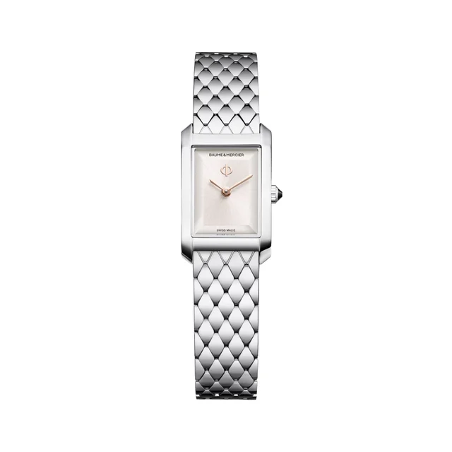 Baume Et Mercier Hampton 10860 Quartz 28mm - Silver on Bracelet M0A10860 kol saati