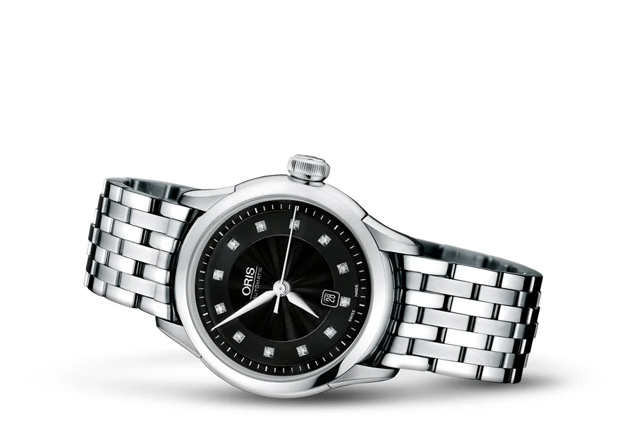 Oris Artelier Date Diamonds 01 561 7604 4099-07 8 16 73 31 mm kol saati