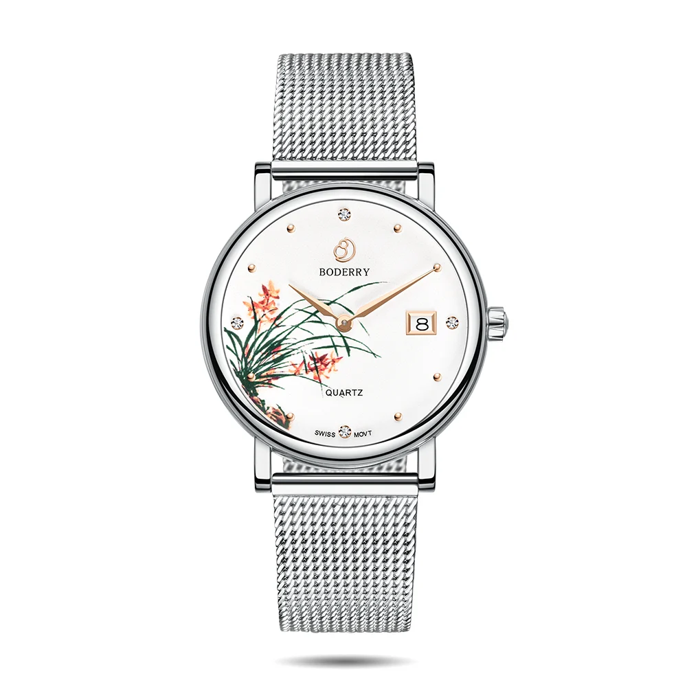 BODERRY Flower BDQ006002 36 mm kol saati