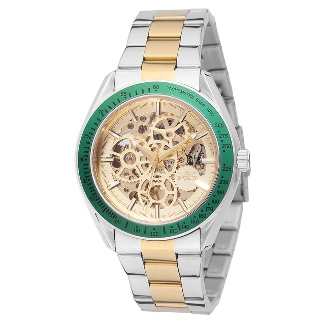 Invicta Objet D Art Excelsior Automatic Watch w/ Skeleton Dial - 43mm, Silver gold (69454)