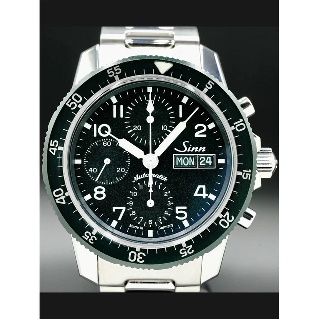 Sinn Pilot Chronograph Green Dial 103 ST SA G L.E. 210000027649 kol saati