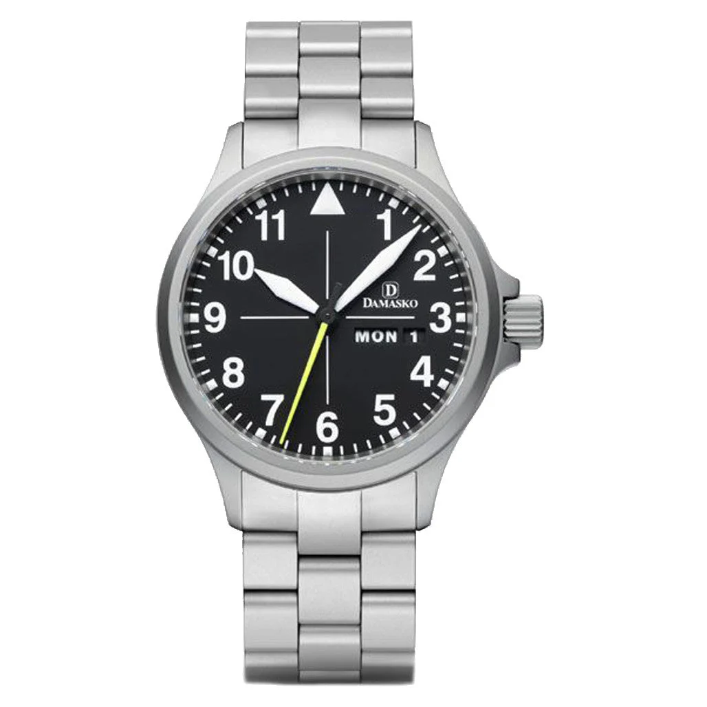 Damasko Automatic Watch with In-House Movement on Bracelet #DK36-BRAC 40 mm kol saati