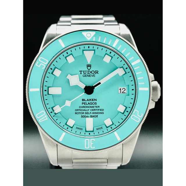 Tudor Pelagos Turquoise Custom 210000049804 kol saati