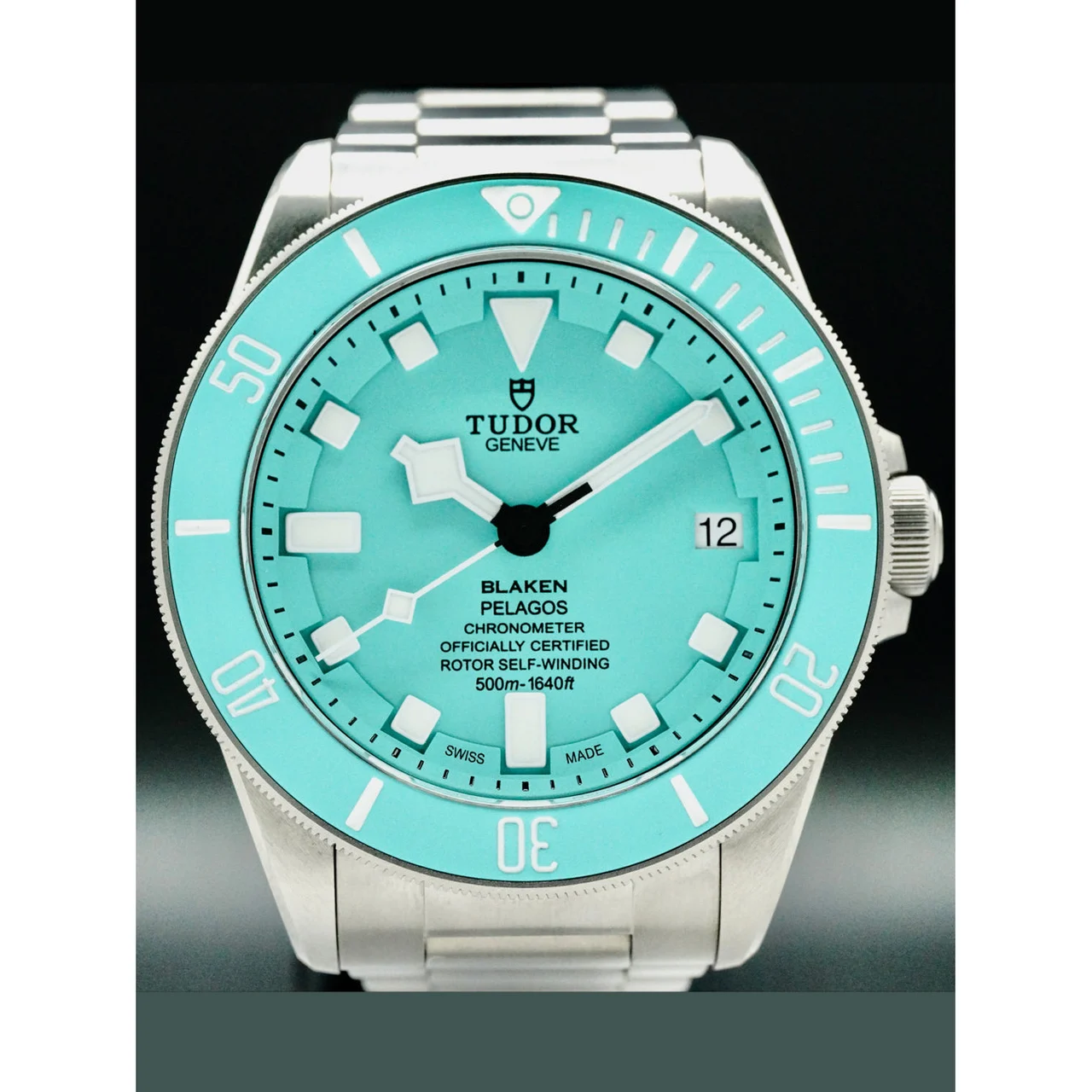 Tudor Pelagos Turquoise Custom 210000049804 41 mm kol saati