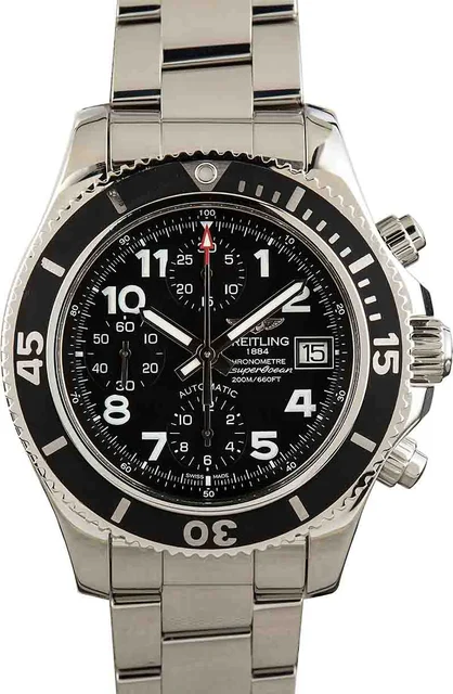 Breitling Superocean Chronograph Black Dial A13311C9/BE93 kol saati