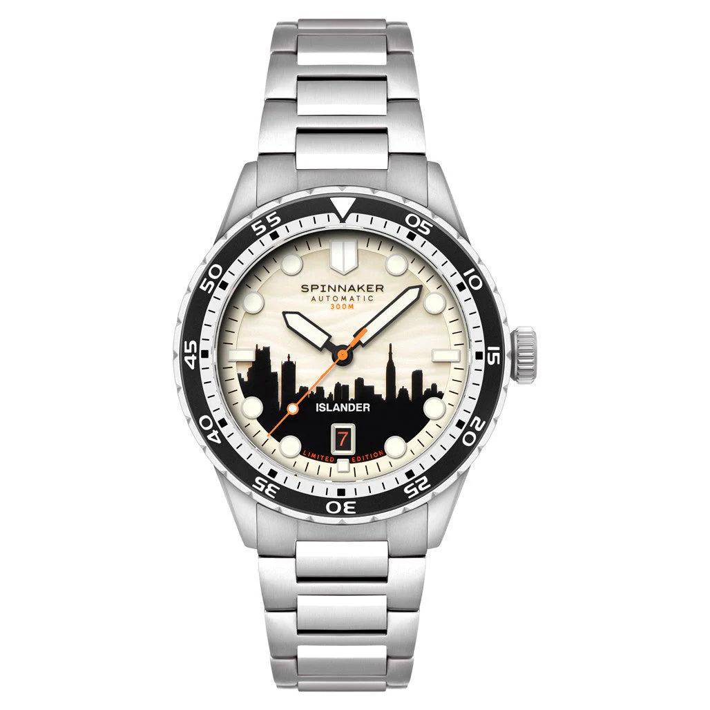 Spinnaker Islander Hass Limited Edition Watch with Skyline Dial #SP-5144-LIW22 kol saati