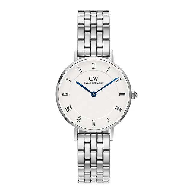 DANIEL WELLINGTON Petite Roman Numerals 5-Link Silver DW00600685 kol saati