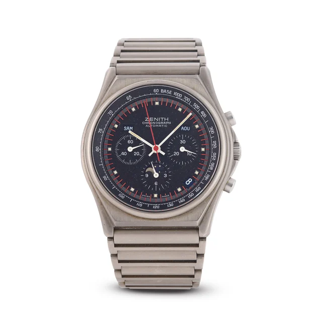 Zenith ZENITH REF. 95.0100.418, "PORT ROYAL", TITANIUM, CHRONOGRAPH TRIPLE CALENDAR LIMITE