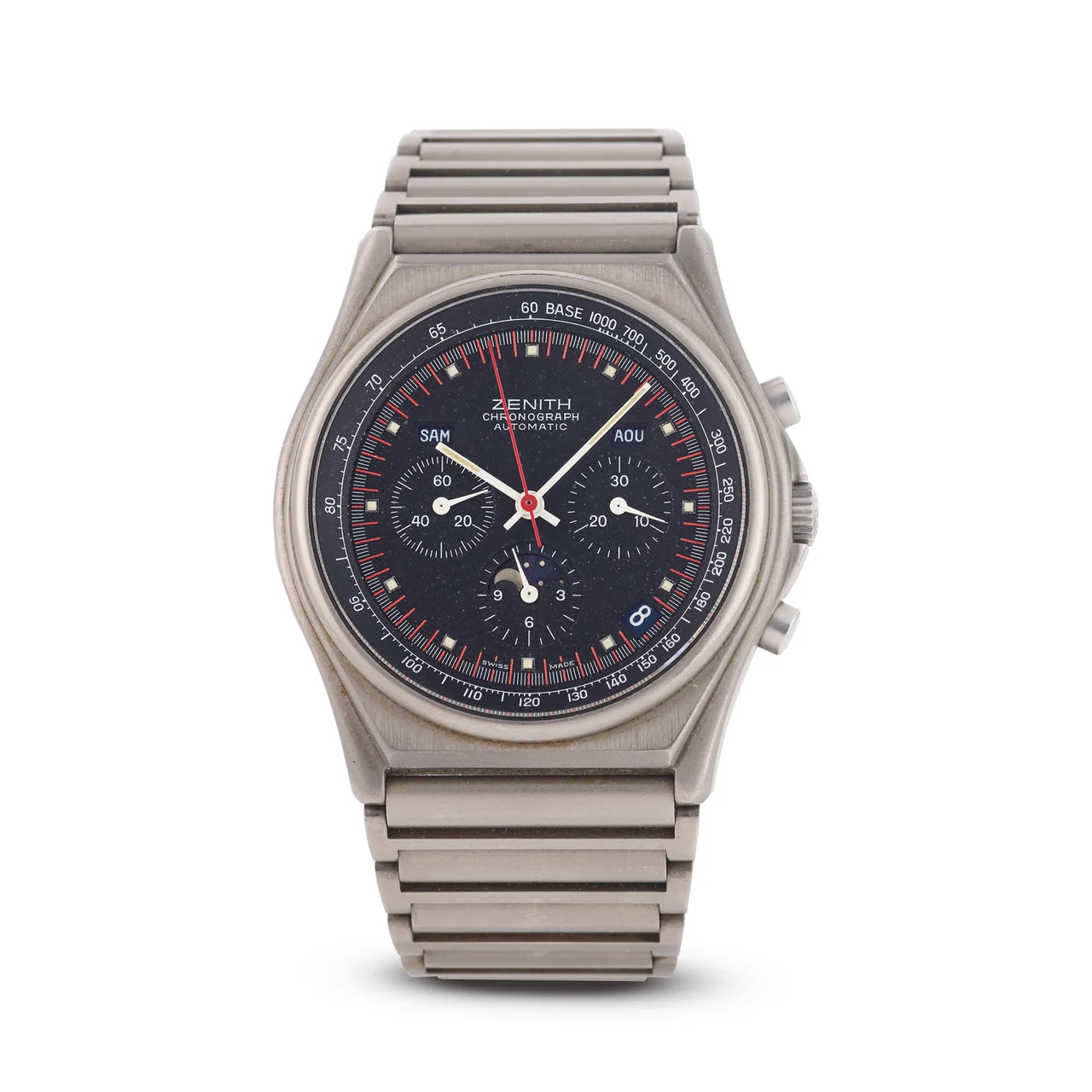Zenith ZENITH REF. 95.0100.418, "PORT ROYAL", TITANIUM, CHRONOGRAPH TRIPLE CALENDAR LIMITED EDITION OF 270 PIECES kol saati