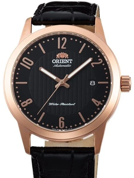 Orient Howard Automatic + Hand Wind Watch with Black Dial #AC05005B kol saati