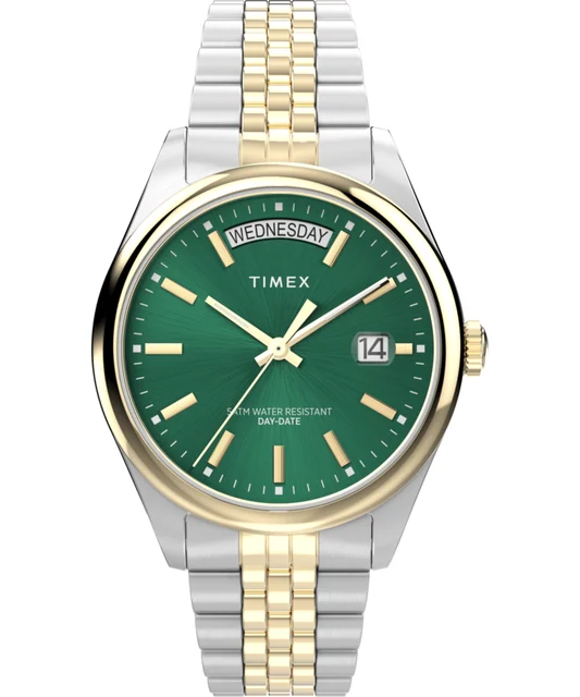 Timex Legacy 36mm Stainless Steel Bracelet Watch TW2W32100VQ kol saati
