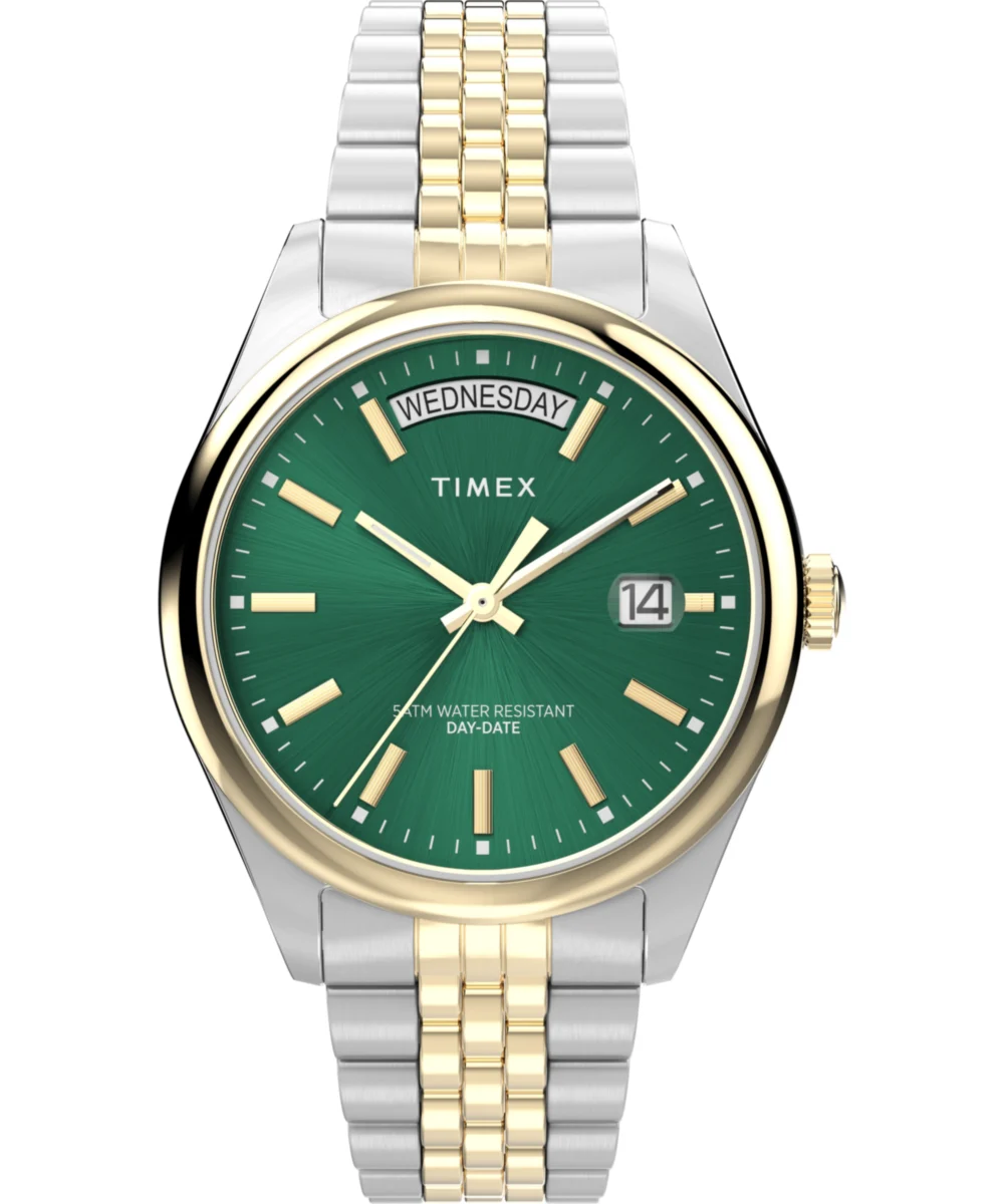 Timex Legacy 36mm Stainless Steel Bracelet Watch TW2W32100VQ 36 mm kol saati