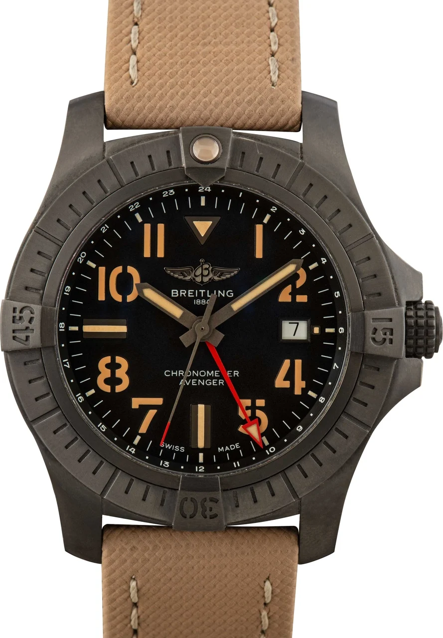 Breitling Avenger Black Arabic Dial V32395101B1X2 45 mm kol saati
