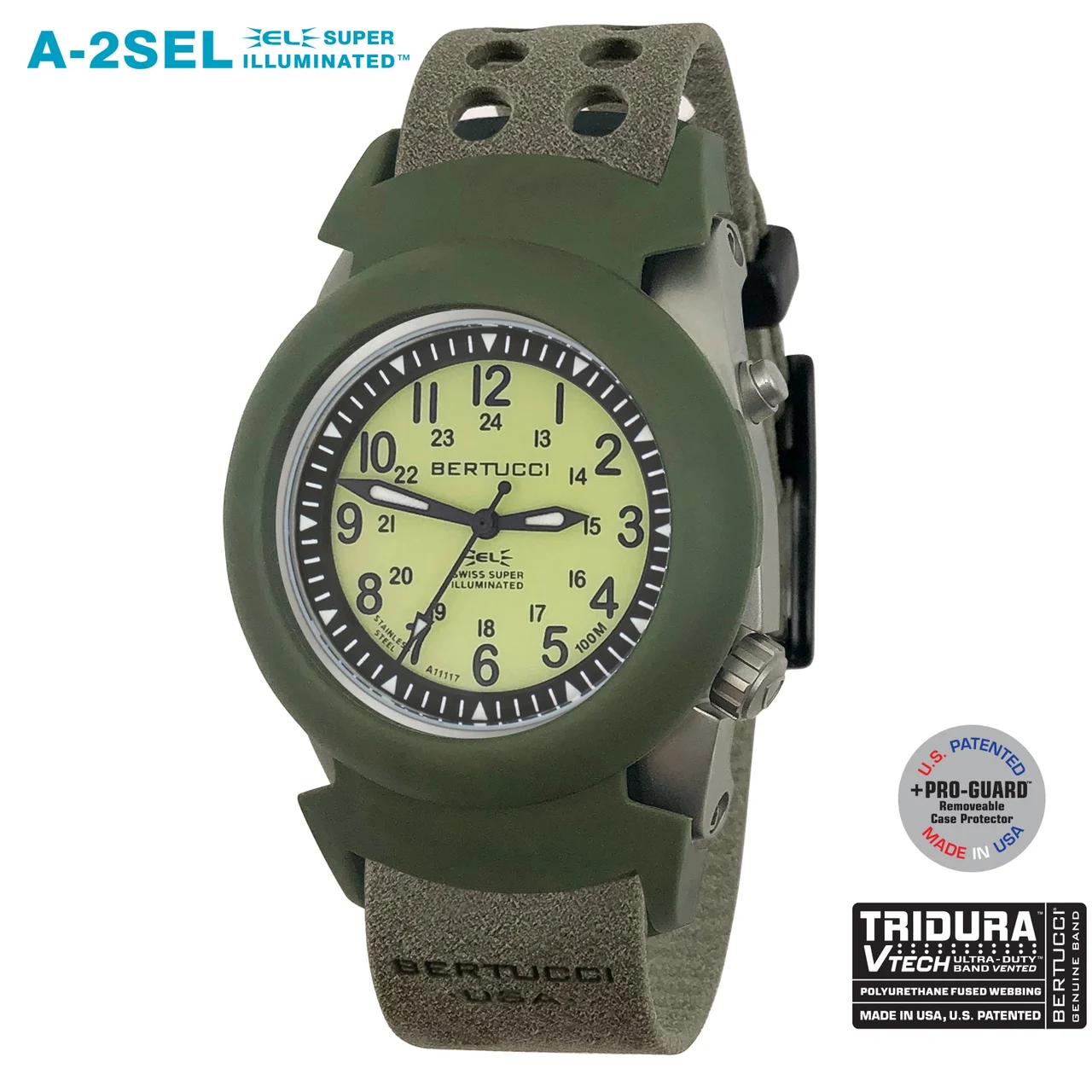 Bertucci Super Illuminated 22038 40 mm kol saati