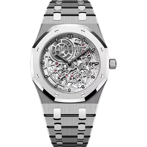 Audemars Piguet "Jumbo" Extra-Thin Openworked 16204XT.OO.1240XT.01 39 mm kol saati