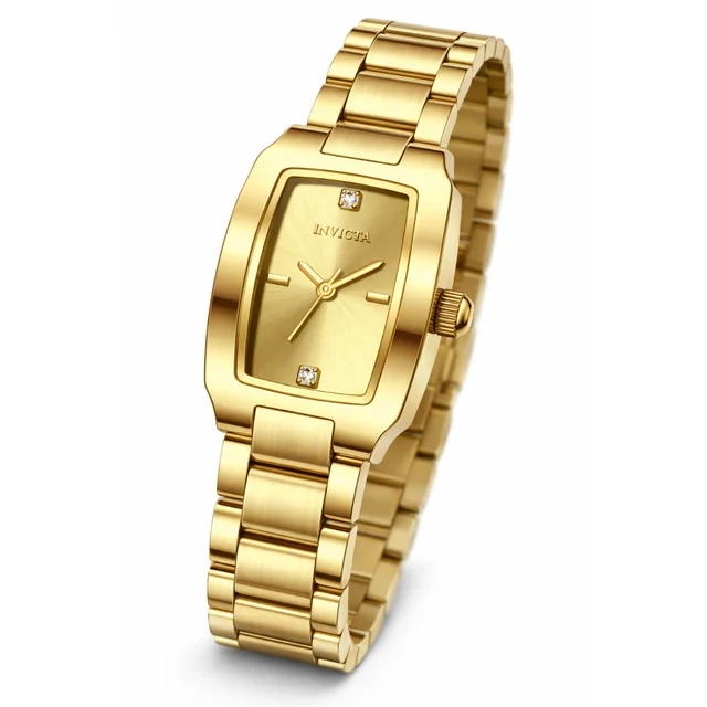 Invicta Open Box Wildflower Watch - 22mm, Gold (AIC-69441) kol saati