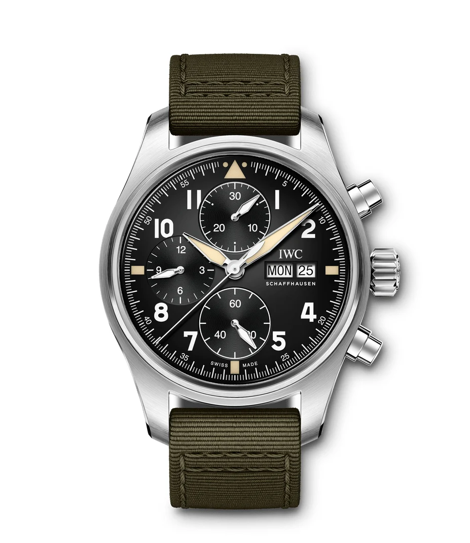 IWC Pilot's Spitfire Chronograph IW387901 Black Dial 41 mm kol saati