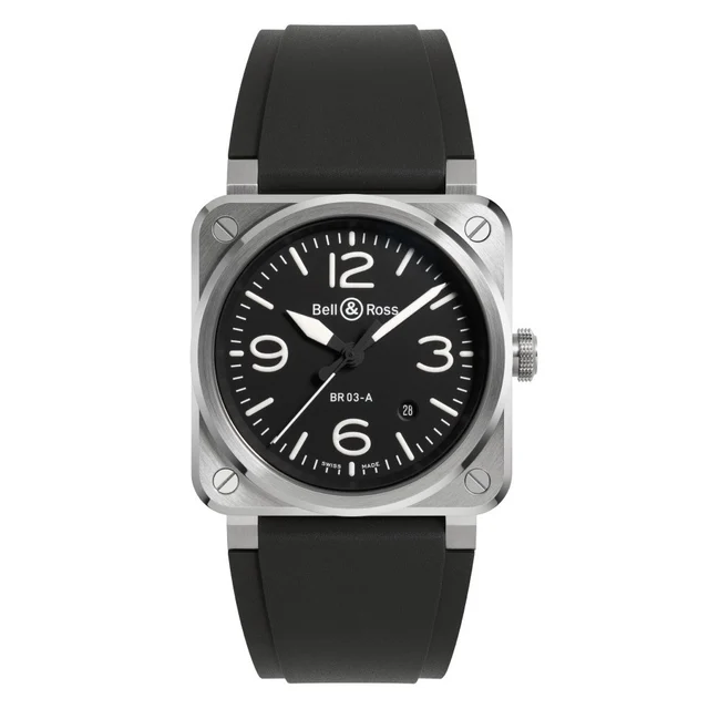 Bell & Ross BR03A-D-BL-ST/SRB kol saati