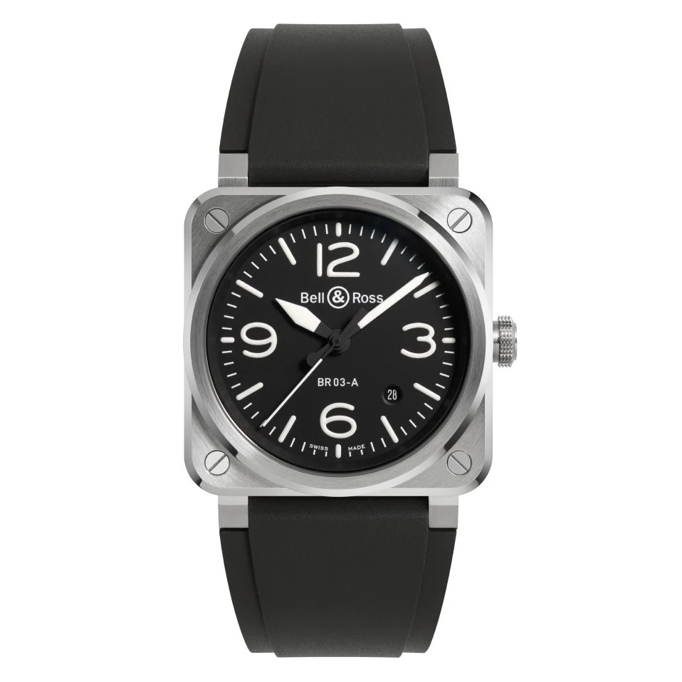 Bell & Ross BR03A-D-BL-ST/SRB 41 mm kol saati