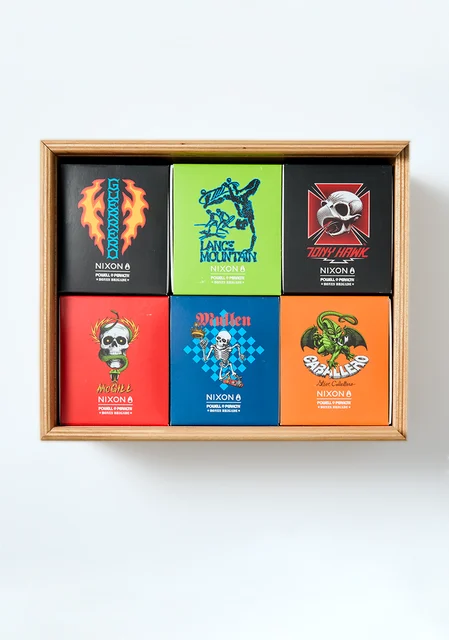 Nixon US Bones Brigade Time Teller Box Set - Bones Brigade A045BX-2842-00 kol saati