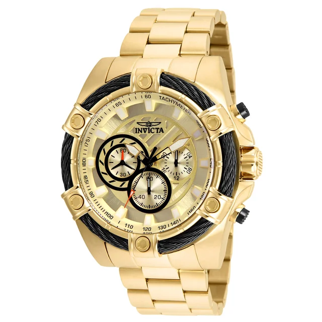 Invicta Bolt Ace Watch - 52mm. Gold (25515) kol saati
