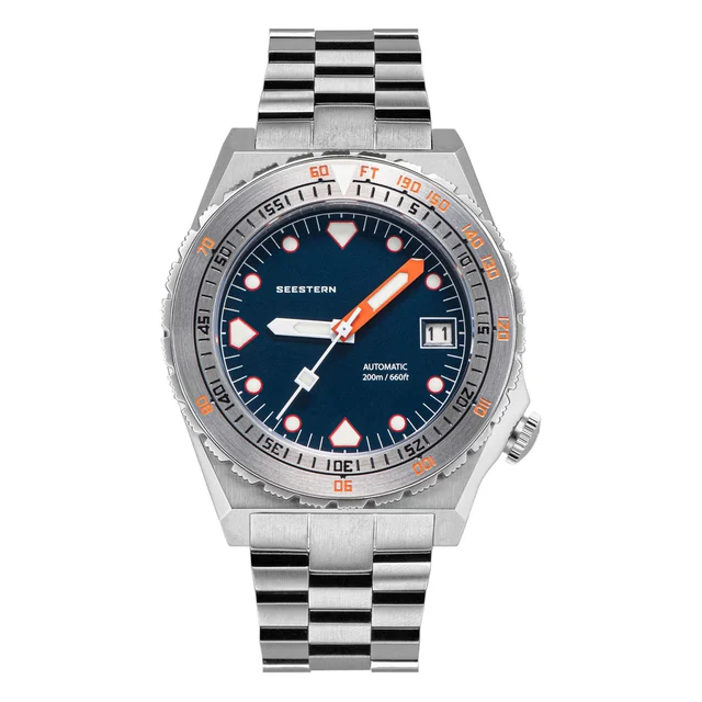 Sugess Seestern Vintage S407 600T Deep Blue Dial Stainless-Steel Bezel seestern-vintage-s4