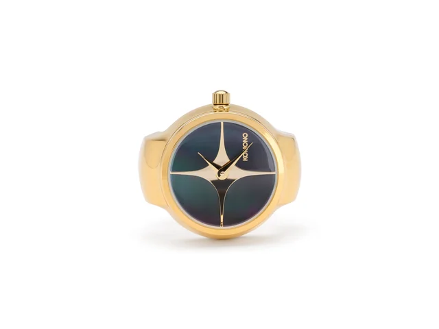 Komono Noor Gold Black KOM-W5000 kol saati