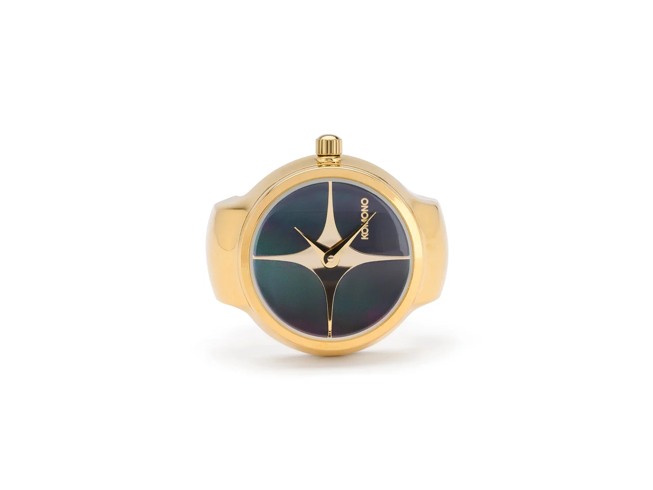 Komono Noor Gold Black KOM-W5000 kol saati