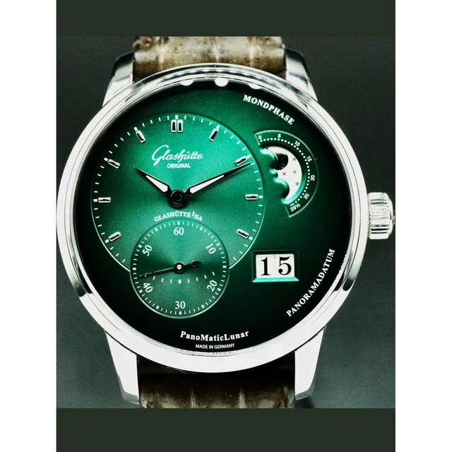 Glashutte Original Glashütte Original PanoMaticLunar Green Dial 1-90-02-13-32-31 210000042