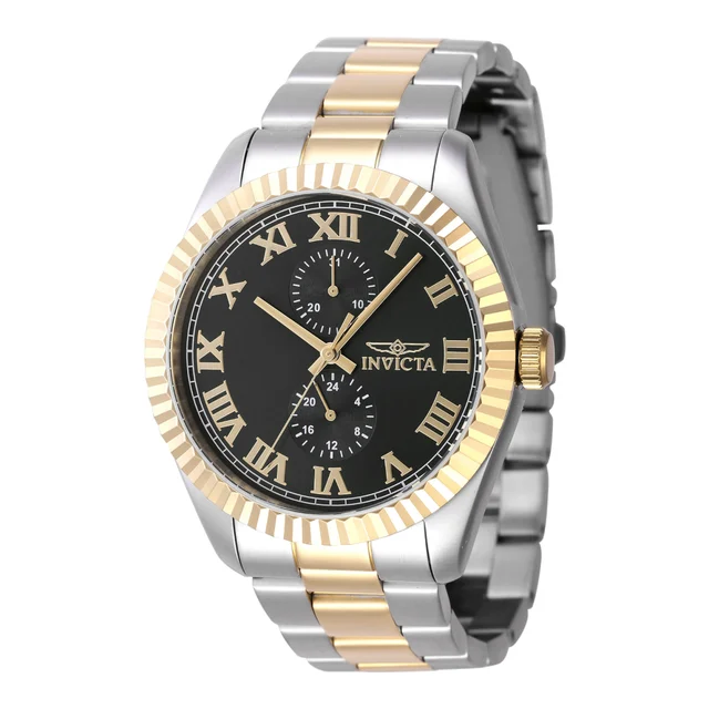 Invicta Specialty Belmont Watch - 43mm. Gold, Steel (47425) kol saati