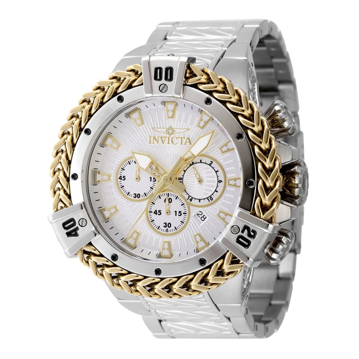 Invicta Bolt Herc Watch - 54mm. Steel (48156) kol saati