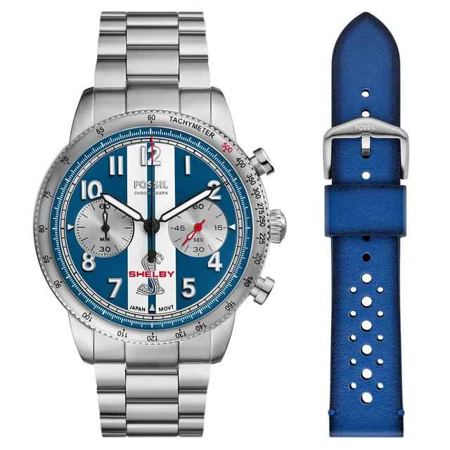 Fossil Shelby x Grand Tourer LimitedEdition ve Yedek Kordon FLE1209SET kol saati