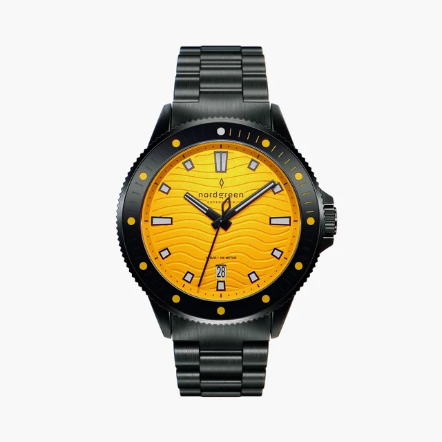 Nordgreen Waves 40mm WA40BL3LBLYE kol saati