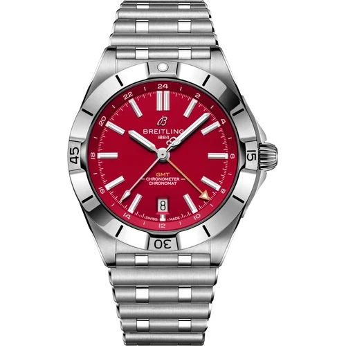 Breitling Chronomat Automatic GMT 40 NFL San Francisco 49ers Edition A32398B61K1A1 40 mm kol saati