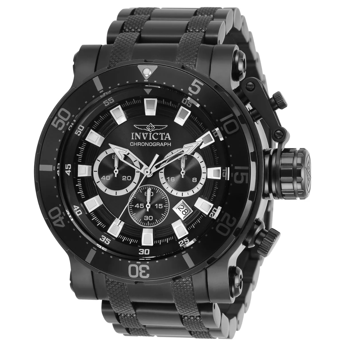 Invicta Coalition Forces Night Hawk Watch - 52mm. Black (32727) 52 mm kol saati