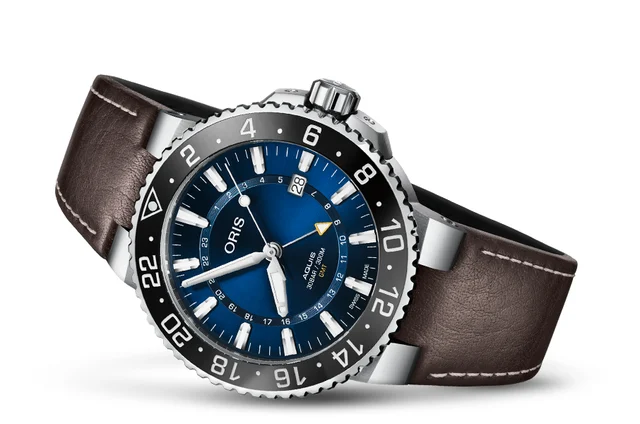 Oris Aquis GMT Date 01 798 7754 4135-07 5 24 10EB kol saati