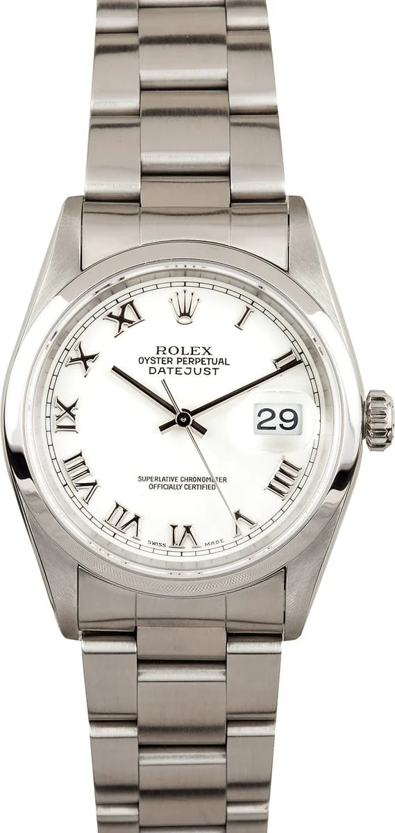 Rolex DateJust Stainless Steel WRO 16200SSO 36 mm kol saati