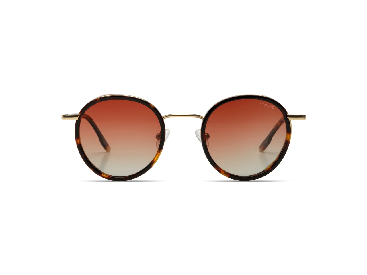 Komono Pete White Gold Tortoise Blond Wing KOM-S9654 kol saati