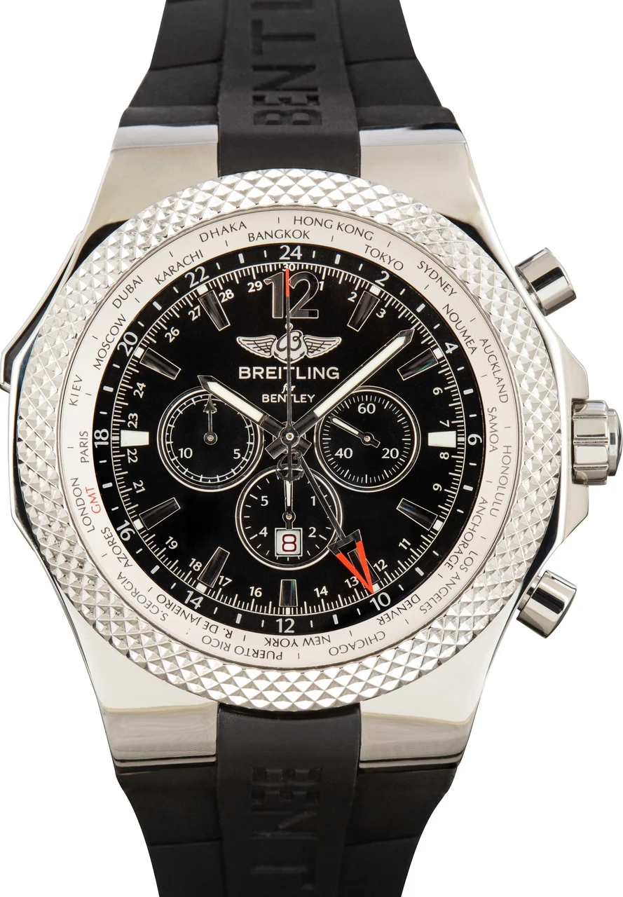 Breitling Bentley GMT Limited Edition Stainless Steel A47362 49 mm kol saati