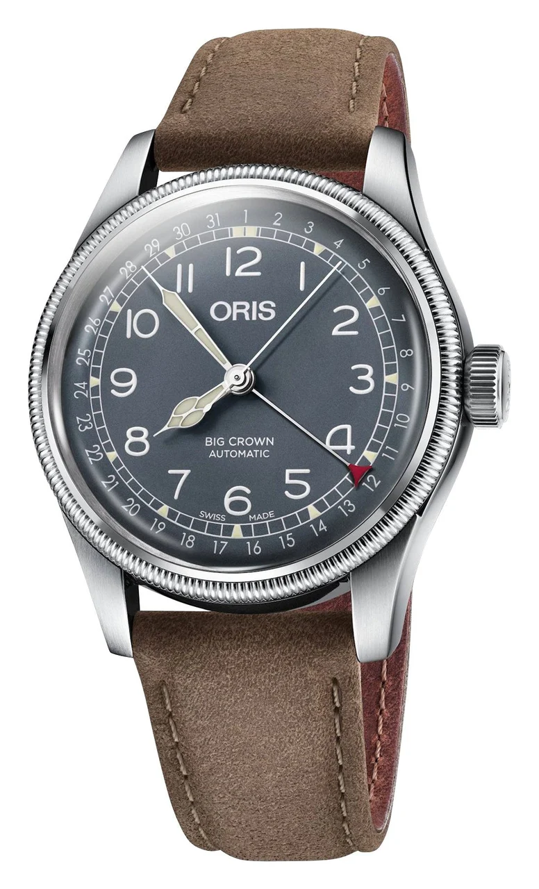 Oris Big Crown Pointer Date 754 7741 4065-LS 40 mm kol saati