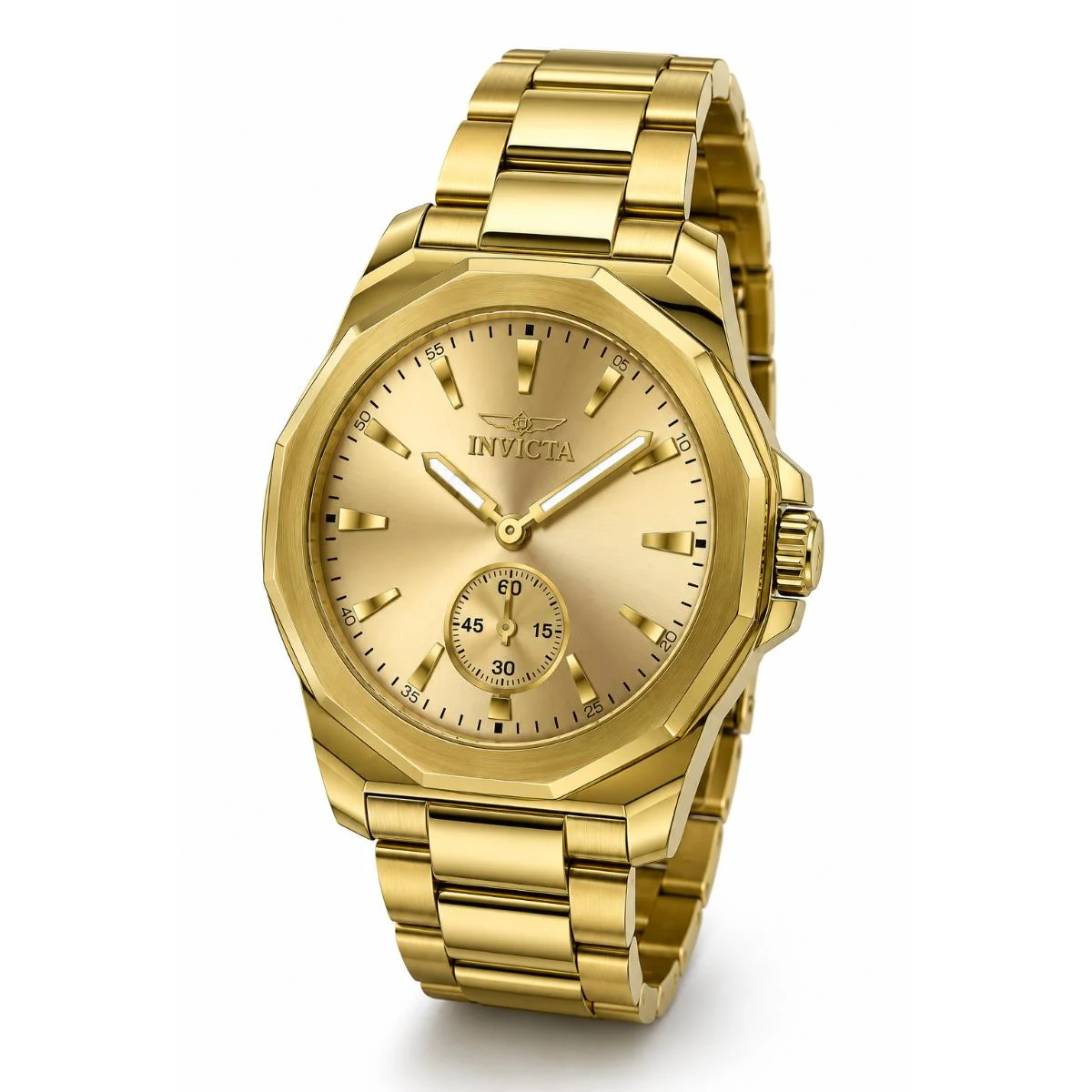 Invicta Speedway Victorious Watch - 42mm, Gold (51136) 42 mm kol saati