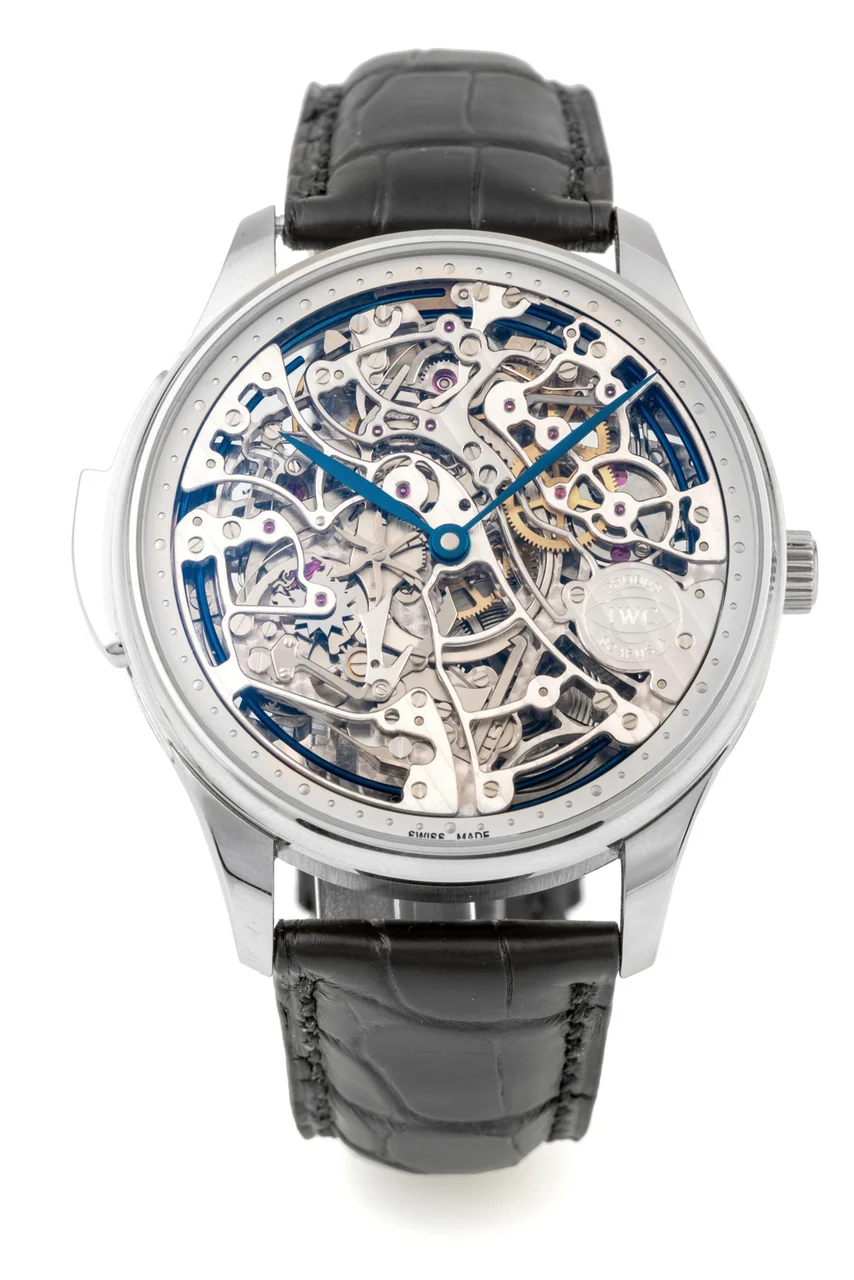 IWC IWC, REF. 5241, PORTUGUESE SKELETON MINUTE REPEATER, WHITE GOLD kol saati