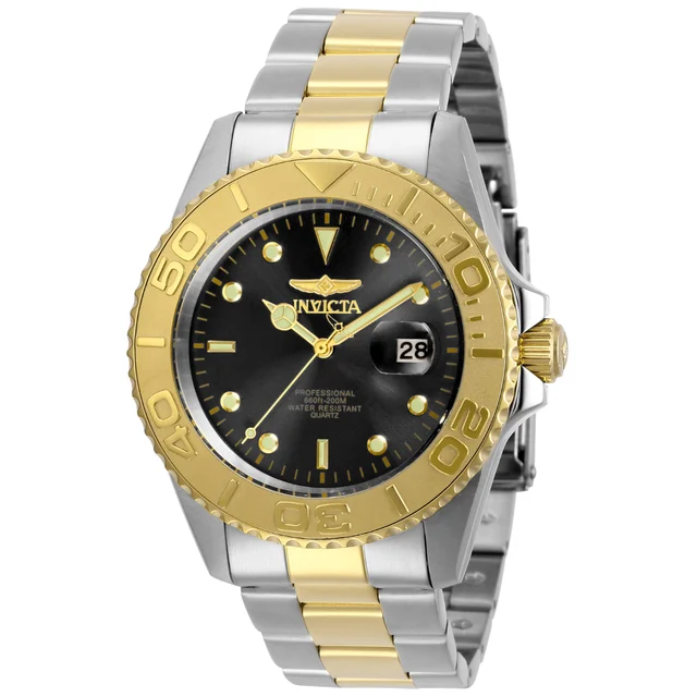 Invicta Pro Diver Abbysor Watch - 43mm, Steel, Gold (29948) kol saati