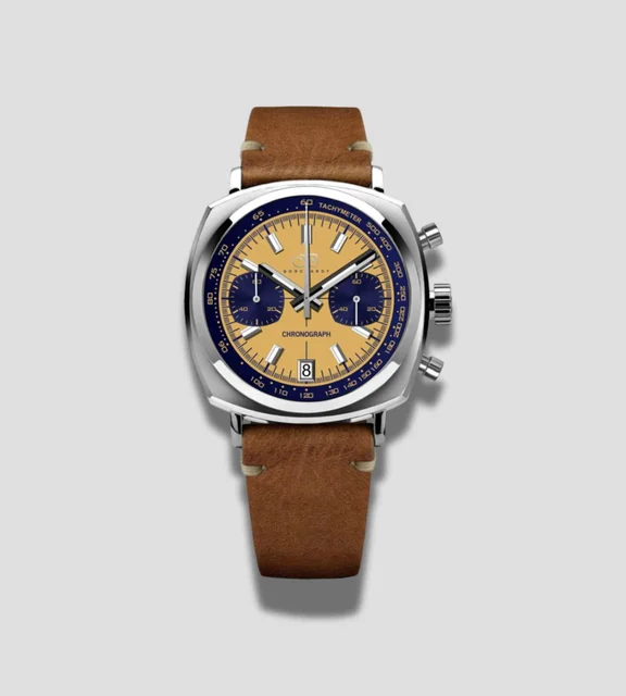 Borgvardt Ur Chronodate 01-974 1972 Chronodate 01-974 kol saati
