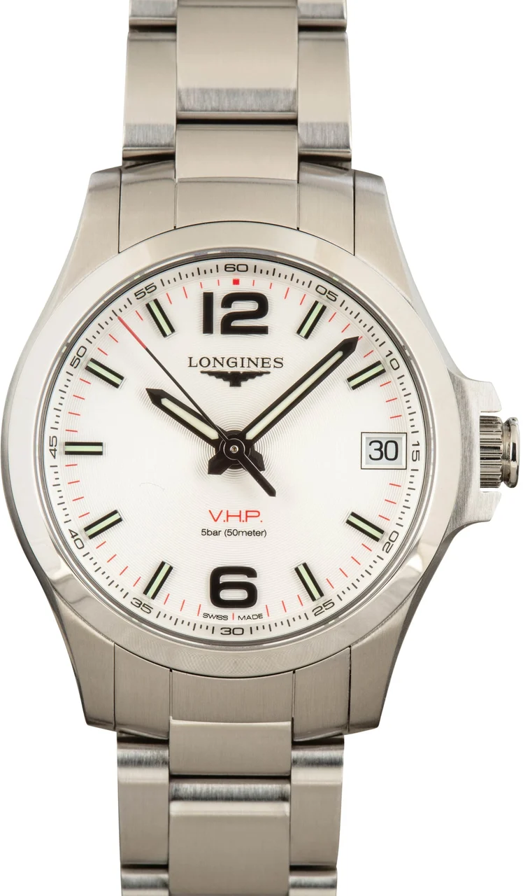 Longines Conquest V.H.P Stainless Steel L3.316.4.76.6 36 mm kol saati