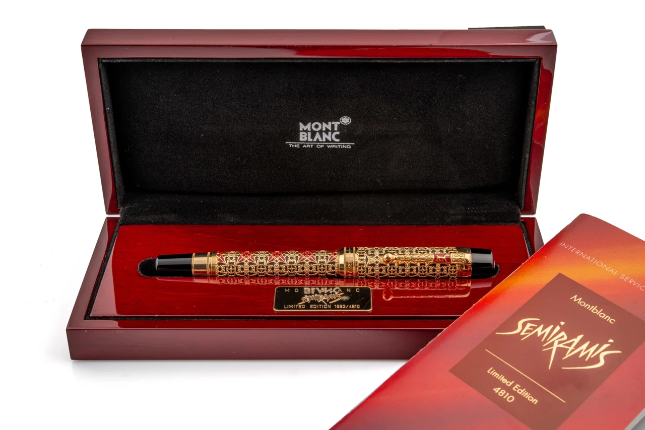 Montblanc “Patron of Art Edition”, Ref. 28624, made in 1996 “Semiramis”, limited edition, No. 1 692 / 4 810 kol saati