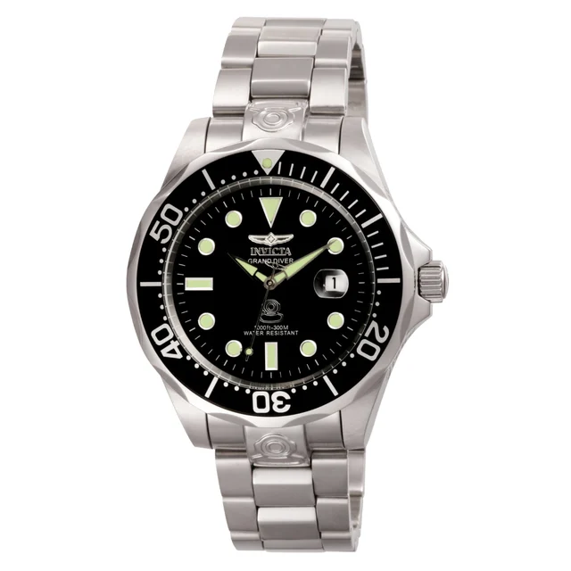 Invicta Grand Diver Deep Garrison Automatic Watch - 47mm. Steel (3044) kol saati